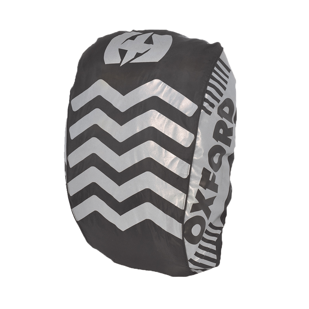 _Reflekterende taske cover sort sølv re463b